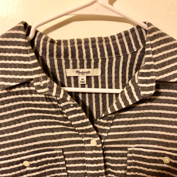 Madewell Striped Pullover Shirt - Picture 2 of 2